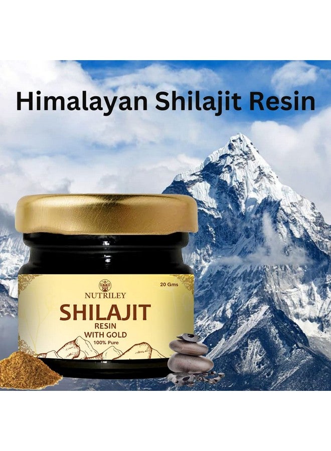 Nutriley Ayurvedic Shilajit Gold Resin | Contains 24 Carat Gold | Supports Overall Men's Health - 20 Grams Pack of 1 - Image 2