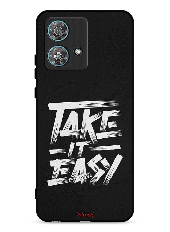 Tolwak Motorola Edge 40 Neo 5G Protective Case Cover Take It Easy - Image 1