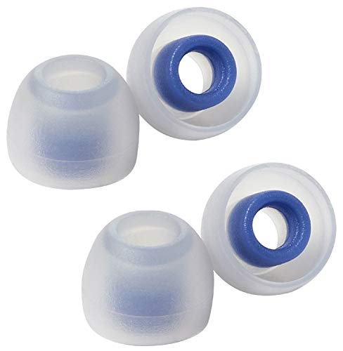 AZLA AZLA SednaEarfit Light Short Size ML 2 Pairs Earbud Tips for Wireless Headphones Noise Canceling Earbuds Replacement Tips Eartips Compatible with Sony Beats Sennheiser Jabra and JBL