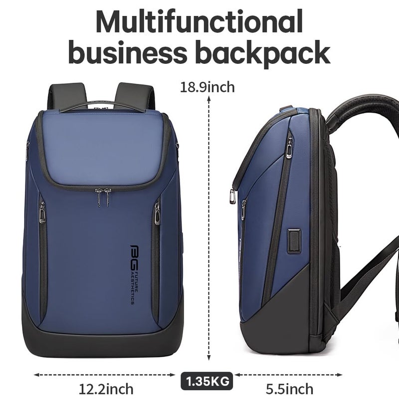 BANGE Business Smart Backpack Waterproof fit 15.6 Inch Laptop Backpack with USB Charging Port,Travel Durable Backpack - Image 5
