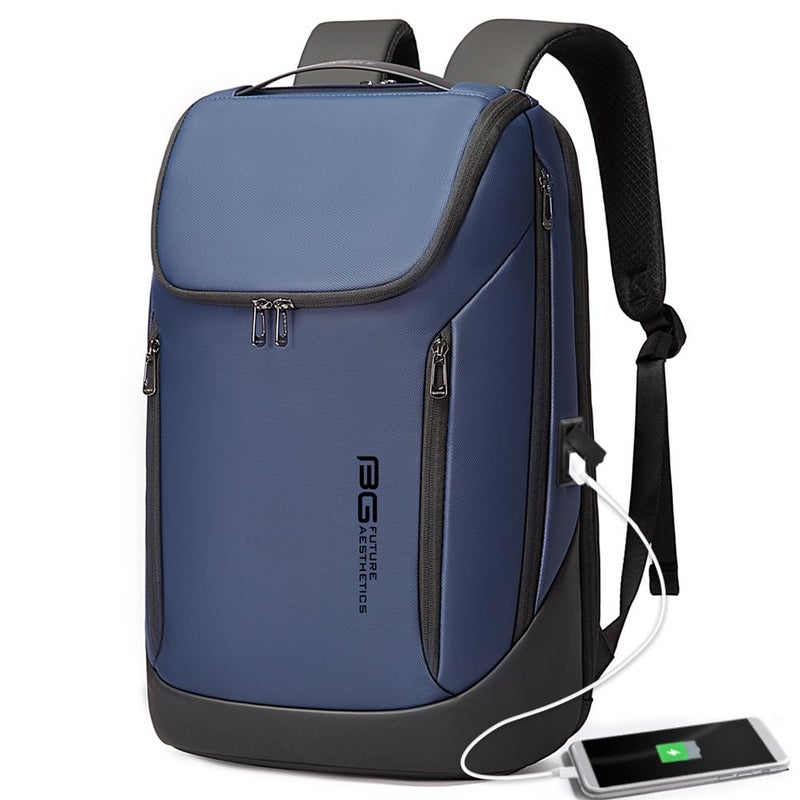 BANGE Business Smart Backpack Waterproof fit 15.6 Inch Laptop Backpack with USB Charging Port,Travel Durable Backpack - Image 1