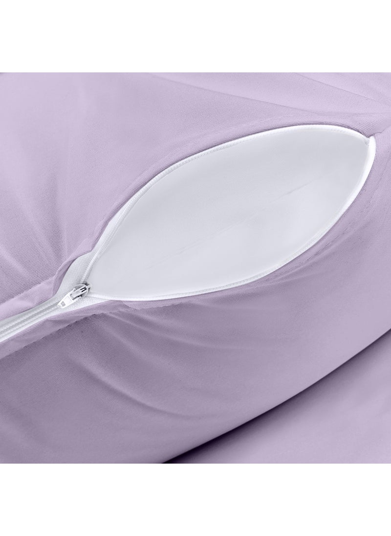Utopia Bedding Utopia Bedding Waterproof Pillow Protectors Zippered (4 Pack  Lavender) Queen Size  Bed Bug Proof Pillowcases  Pillow Encasement Covers 20 x 28 Inches  - Image 3