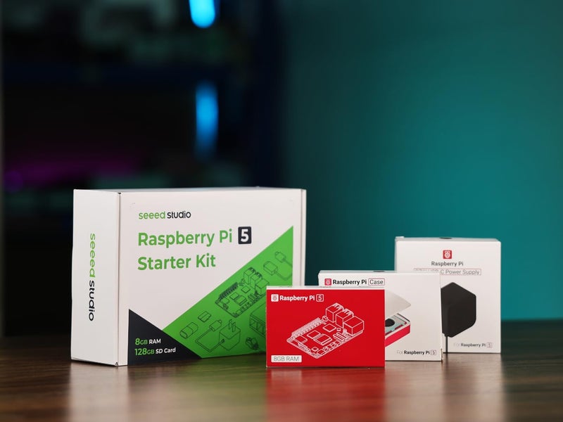 Seeed Studio Raspberry Pi 5 Starter Kit - 8GB RAM，128GB Micro SD Card pre-Loaded with 64-bit Raspberry Pi OS - Image 2
