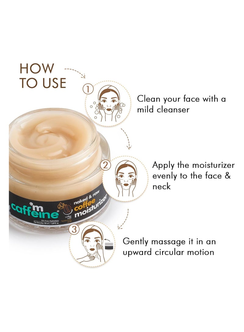 MCaffeine Naked & Raw Coffee Face Moisturizer 50ml - Image 3