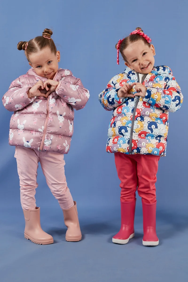 Lela Extra Padded Soft Fleece Hooded Puffer Coat Unisex Children'S COAT 5763008