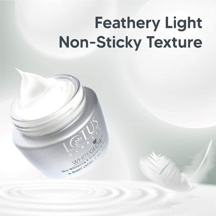 LOTUS HERBALS Lotus Herbals Whiteglow Facial Foam 100gm Night Cream 60gm Set of 2 - Image 5