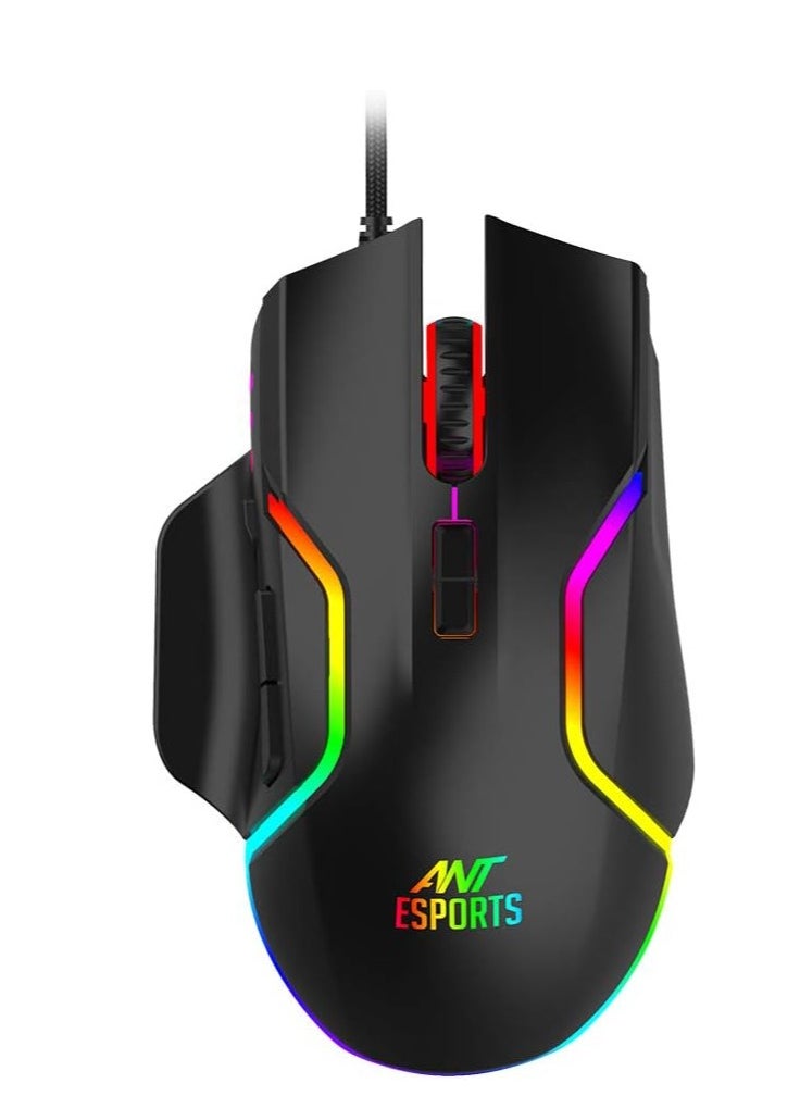 GM320 RGB Optical Wired Gaming Mouse | Ambidextrous Design | 8 Programmable Buttons | Adjustable DPI up to 12800 | RGB Lighting | Rapid-Fire Button - pzsku/Z10FCD1BB4353F15F69E5Z/45/_/1735795640/61a87f0b-f834-4b56-95ec-a3ba5ad098a5