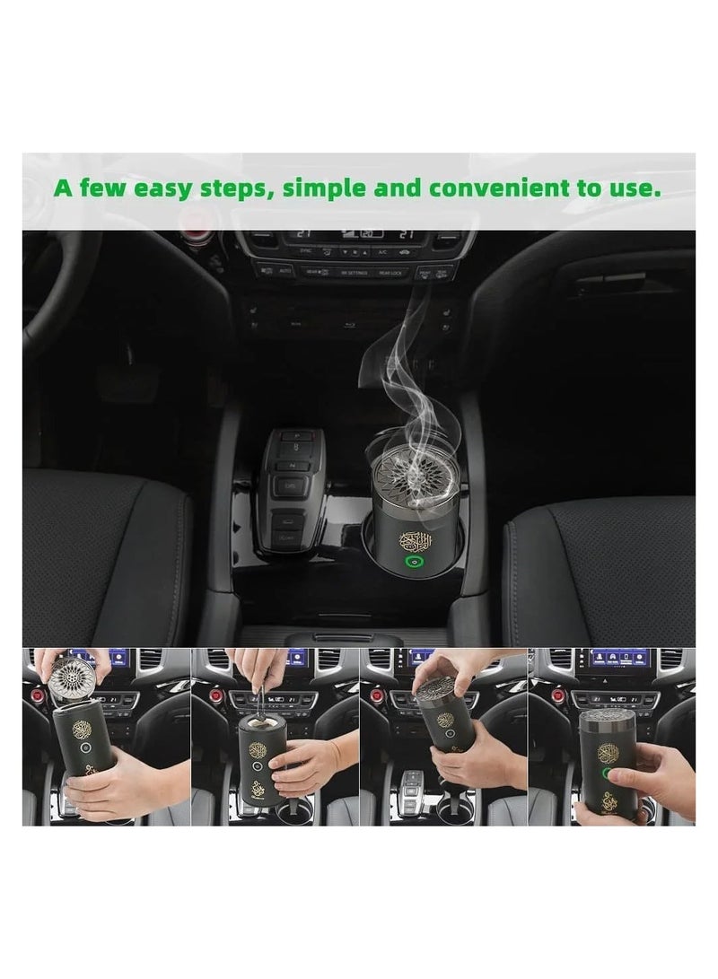 Bukhoor Electronic Incense Bakhoor Quran Aromatherapy Two In One Perfect For Namaaz Indoors Meditation And Relaxation - Image 3