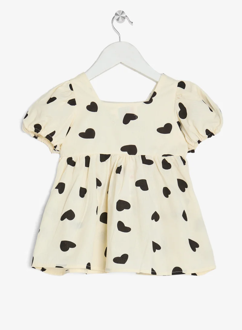 بنياتا فستان بفيونكة