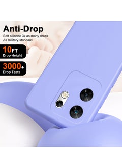 ICARLUS For Infinix Zero 30 4G Case Slim Liquid Silicone Protective Cover Purple  - Image 3