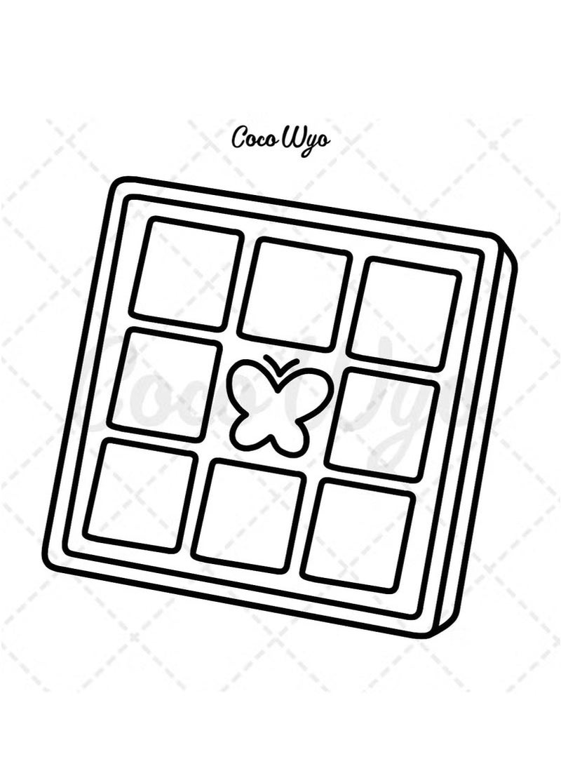 Glow Cosmetics: Coloring Book for Adults and Kids, Bold and Easy, Simple and Big Designs for Relaxation Featuring Cosmetic Items, Makeup, and Skincare Products (Bold  Easy Coloring) - Image 4