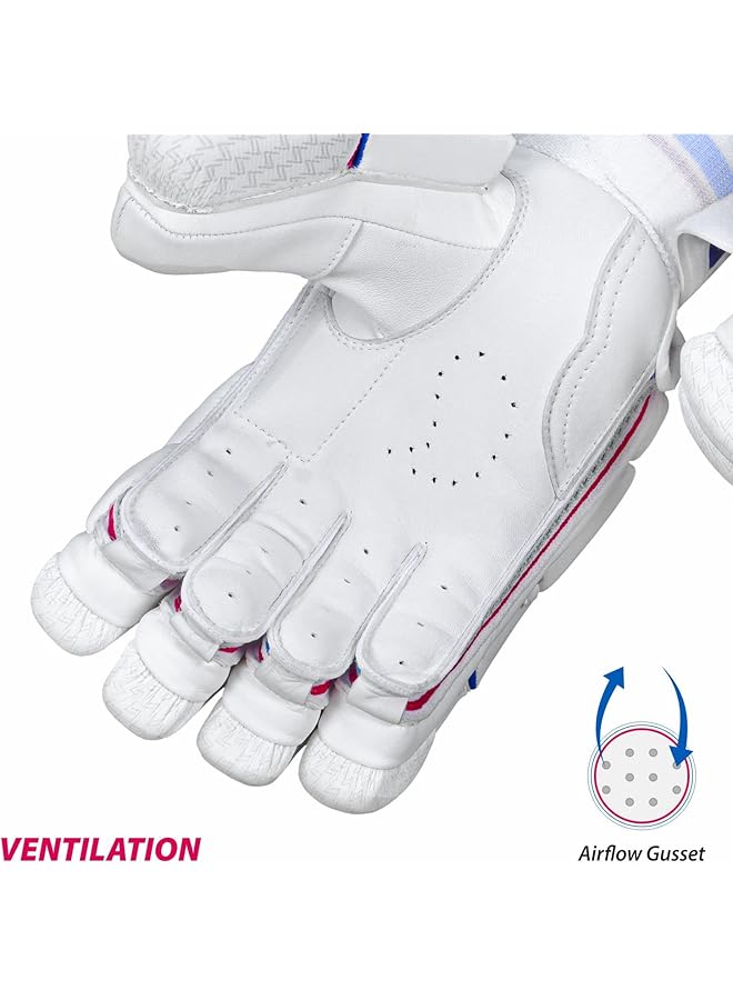 DSC Intense Passion Cricket Batting Gloves Multicolor Size: Boys For Right Hand Batsman - Image 5