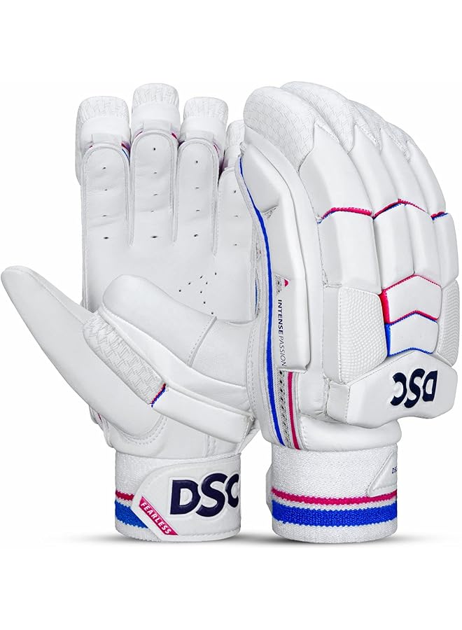 DSC Intense Passion Cricket Batting Gloves Multicolor Size: Boys For Right Hand Batsman - Image 1