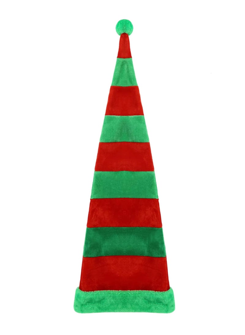 Striped Elf Hat – Red and Green Elf Hat with Jingle Bell, Lightweight 96.5x30cm Festive Hat for Christmas Parties and Costumes - pzsku/Z10FD28321BE84A74816CZ/45/_/1732787434/22e98ff9-b047-453a-b164-1145f04767fd