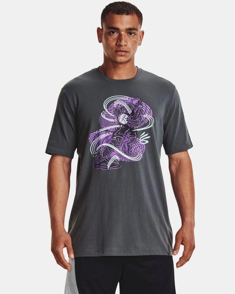 Men's Curry Animated Sketch T-Shirt