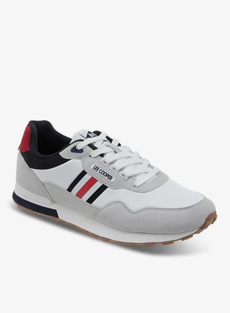 Lee Cooper Men Panelled Lace-Up Ortholite Sneakers