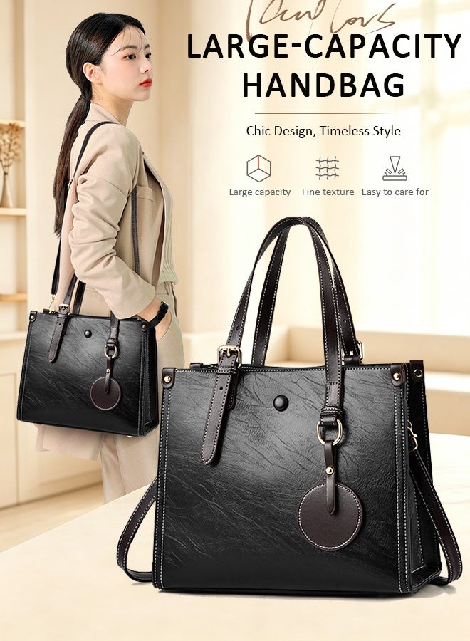 DUNISO Womens Purses and Handbags Shoulder Bags,  Leather Shoulder Crossbody Bag,   Ladies Designer Top Handle Satchel Tote Bag - Image 1