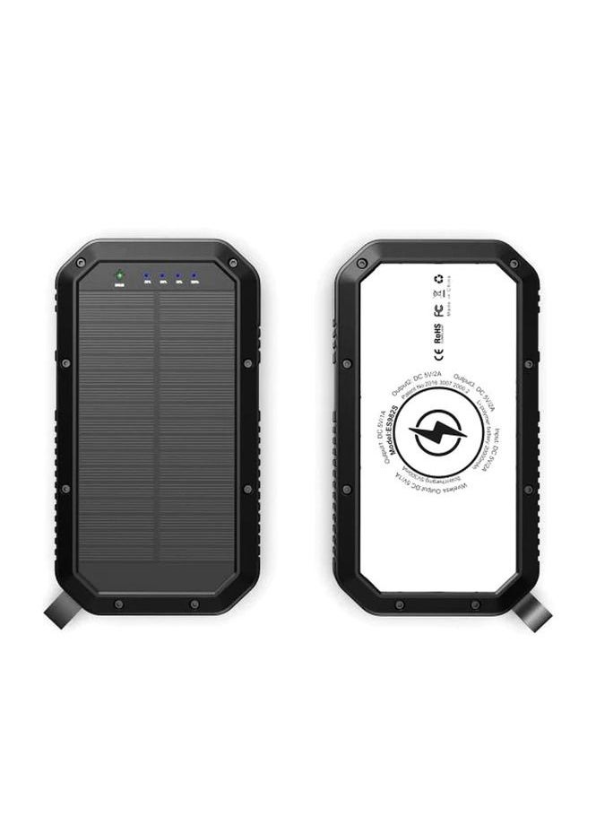 POWER Solar Power Bank 40000mAh with Wireless Charger LED Light Waterproof  - Image 1