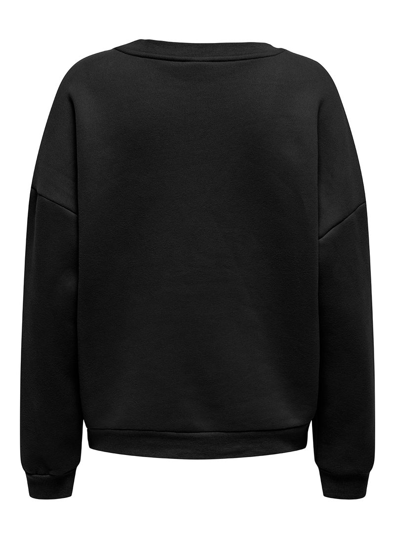 ONLY Onlholly L/S V-Neck Brooch Cs Swt - Image 2