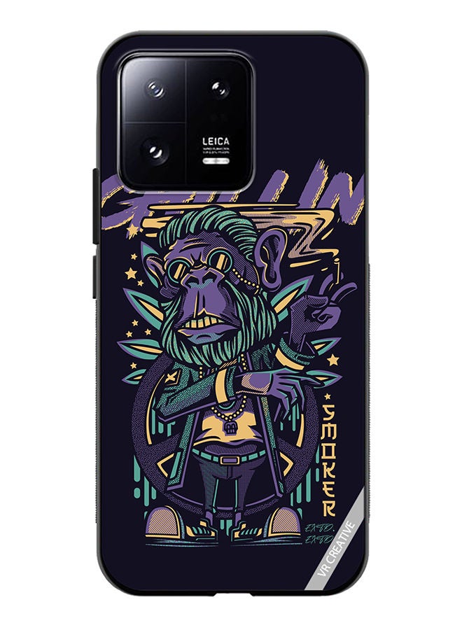 VR CREATIVE Protective Case Cover For Xiaomi 13 Chillin Monkey Design Multicolour - Image 1