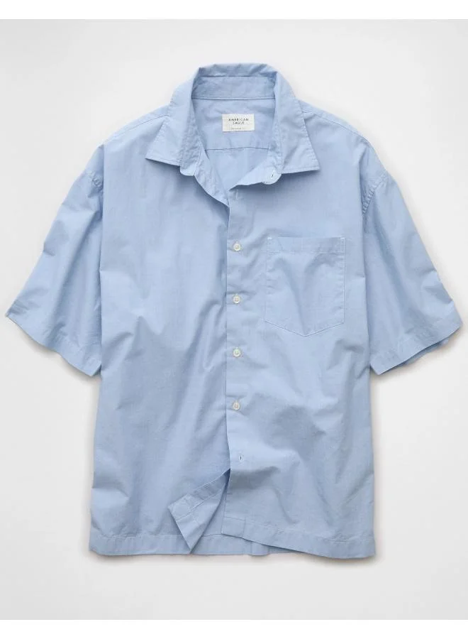 American Eagle AE Button-Up Poolside Shirt