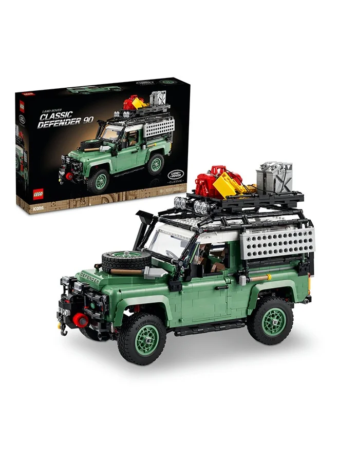 LEGO Icons Land Rover Classic Defender 90 10317 Building Kit (2,336) Pieces