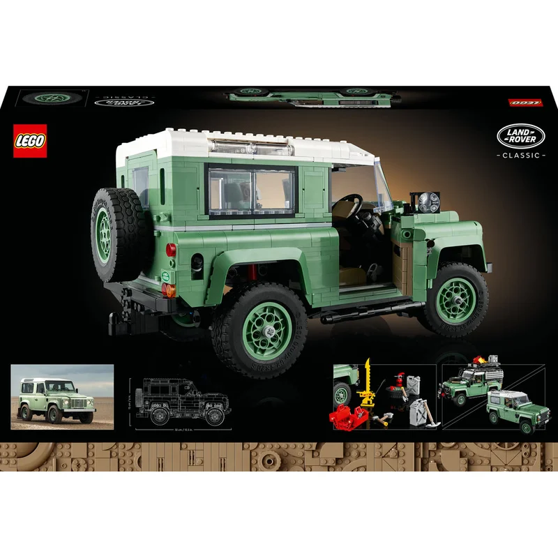 LEGO Icons Land Rover Classic Defender 90 10317 Building Kit (2,336) Pieces