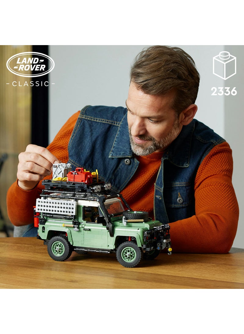 LEGO Icons Land Rover Classic Defender 90 10317 Building Kit (2,336) Pieces  - Image 3