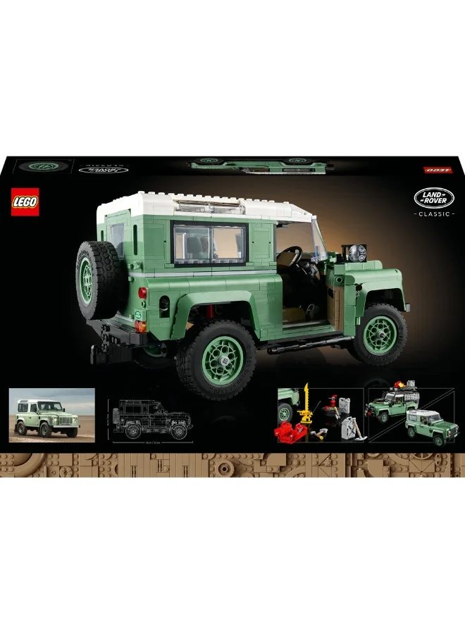 LEGO Icons Land Rover Classic Defender 90 10317 Building Kit (2,336) Pieces