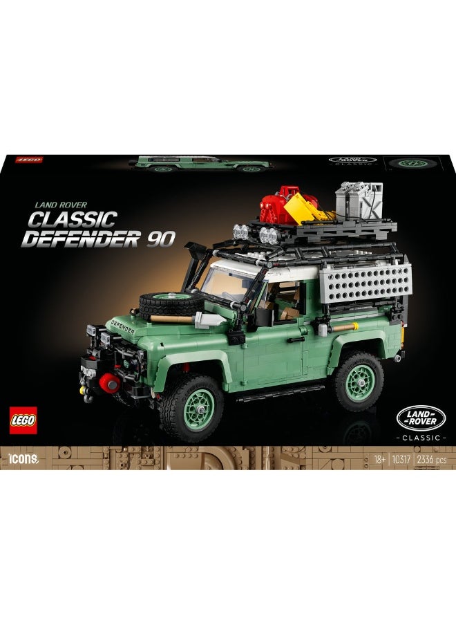 LEGO Icons Land Rover Classic Defender 90 10317 Building Kit (2,336) Pieces  - Image 2