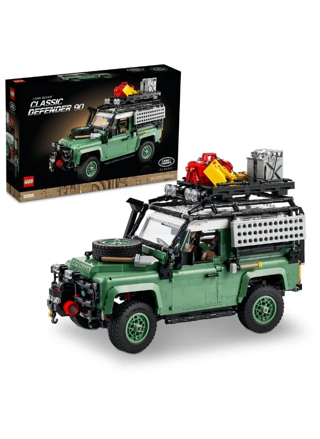 LEGO Icons Land Rover Classic Defender 90 10317 Building Kit (2,336) Pieces