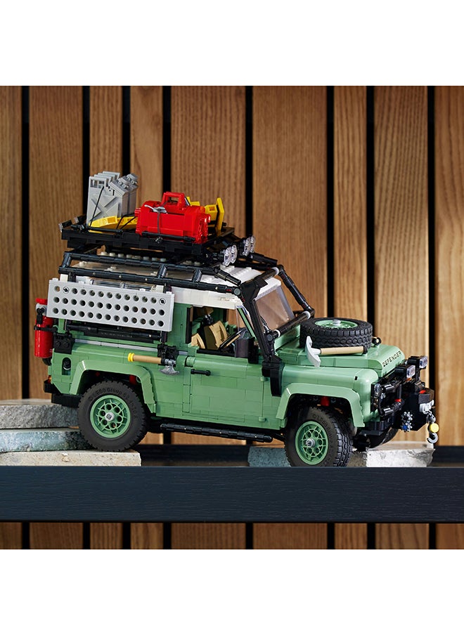 LEGO - Icons Land Rover Classic Defender 90 10317 Building Set for Adults; Surprise a Car-Lover with an Off-Road Icon; An Immersive Project for Adults Based on a Classic Car (2,336 Pieces) - Image 1