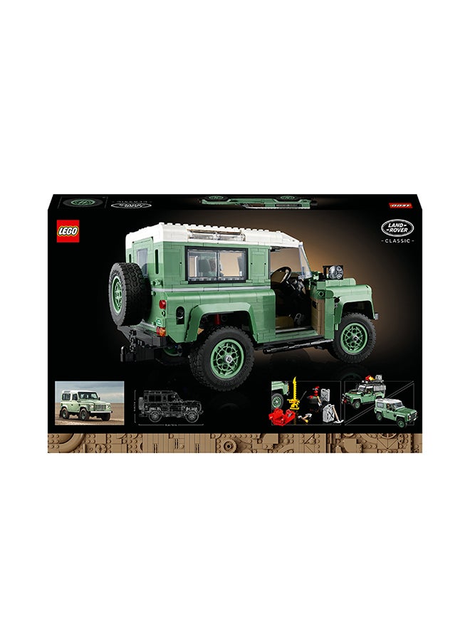 LEGO - Icons Land Rover Classic Defender 90 10317 Building Set for Adults; Surprise a Car-Lover with an Off-Road Icon; An Immersive Project for Adults Based on a Classic Car (2,336 Pieces) - Image 1