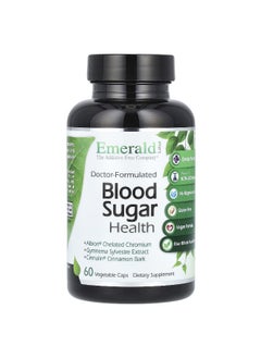 Emerald Laboratories Emerald Laboratories, Blood Sugar Health, 60 Vegetable Caps  - Image 1