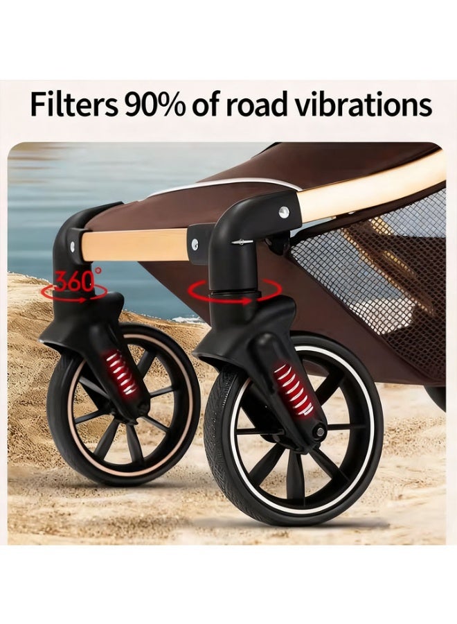 كيديليو عربة أطفال قابلة للتحويل 3 في 1 مع وضع سرير الأطفال - Image 4