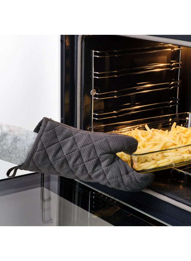 Heat-Resistant Cotton Oven Glove, Kitchen Mitt for Baking, Cooking and BBQ, Protective Pot Holder Oven Mitt - Image 2