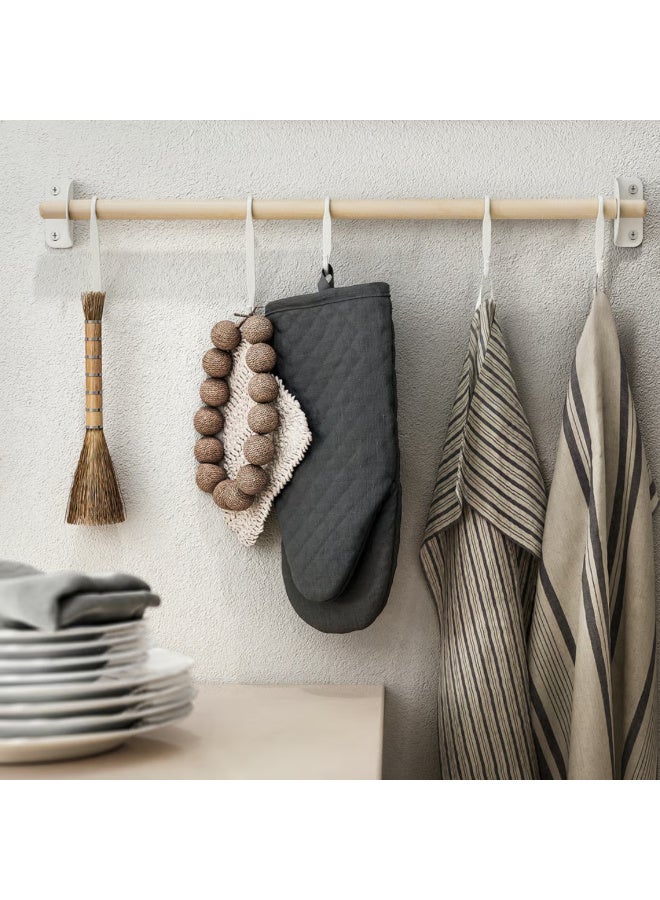 Heat-Resistant Cotton Oven Glove, Kitchen Mitt for Baking, Cooking and BBQ, Protective Pot Holder Oven Mitt - Image 3