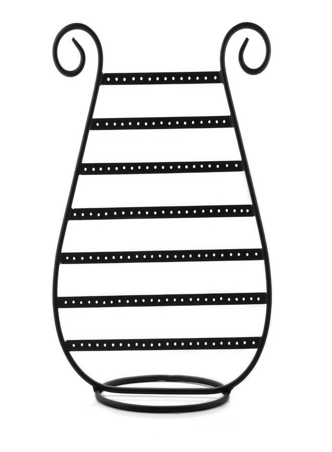 Mango Steam Harp Stud Earring Jewelry Organizer, Display Stand, Storage, Gift (Black, Slim) - Image 2