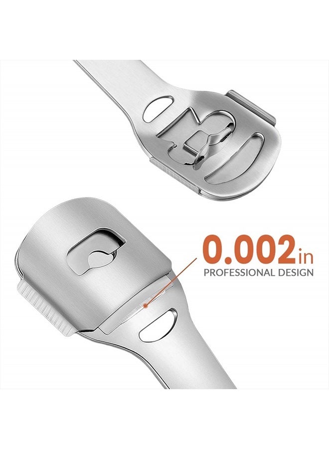 Codream Pedicure Callus Shaver Foot File Care Hard Skin Remover Callus Shaver Sets with Case, Foot File Heads & 10 Replacement Blade - Image 3