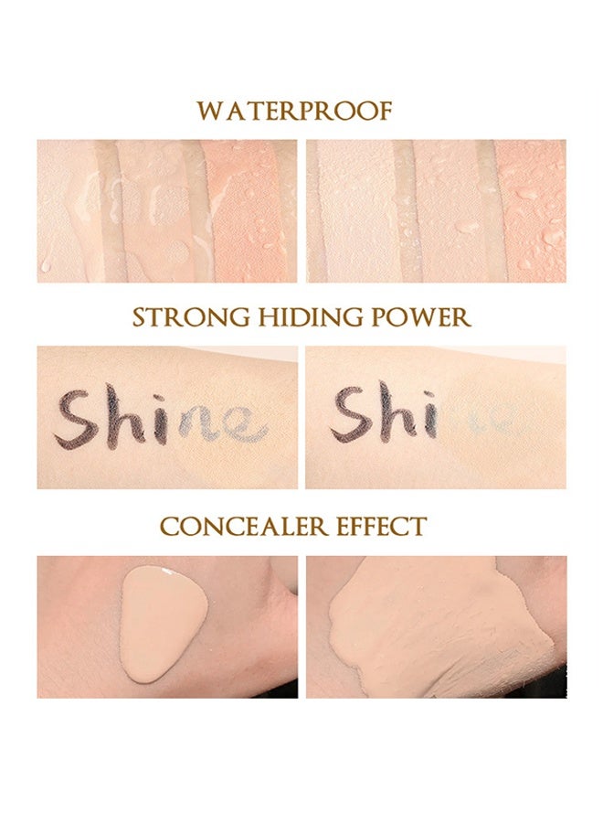 Heng Fang BB Beauty Booster Hydrating BB Cream & Full-Coverage Concealer with Color-Correction, Tinted Moisturizer to Even Tone for All Skin Types (#01 Ivory-2pcs) - Image 5