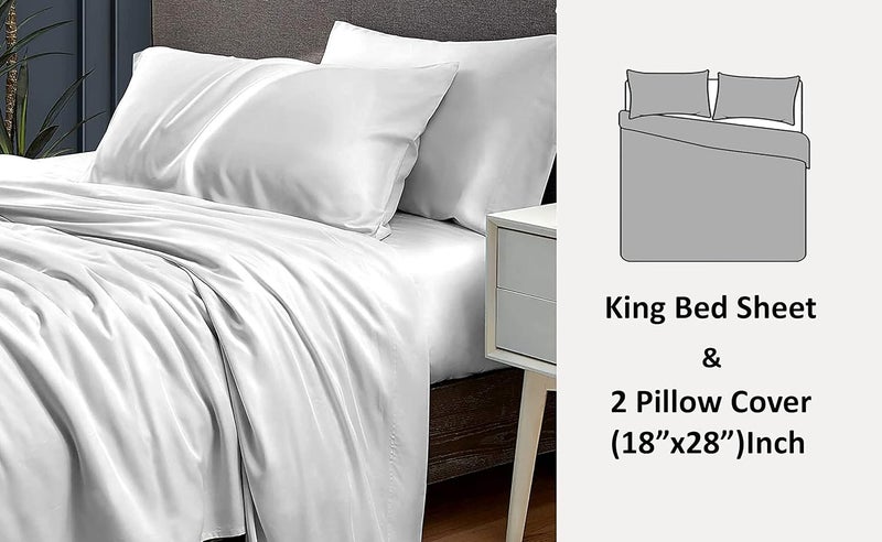 Filbert Luxurious Homes Series 400TC Egyptian Cotton Bedsheet King Size 102 x 108 with 2 Piece Pillow Cover Size18x28Teal - Image 4