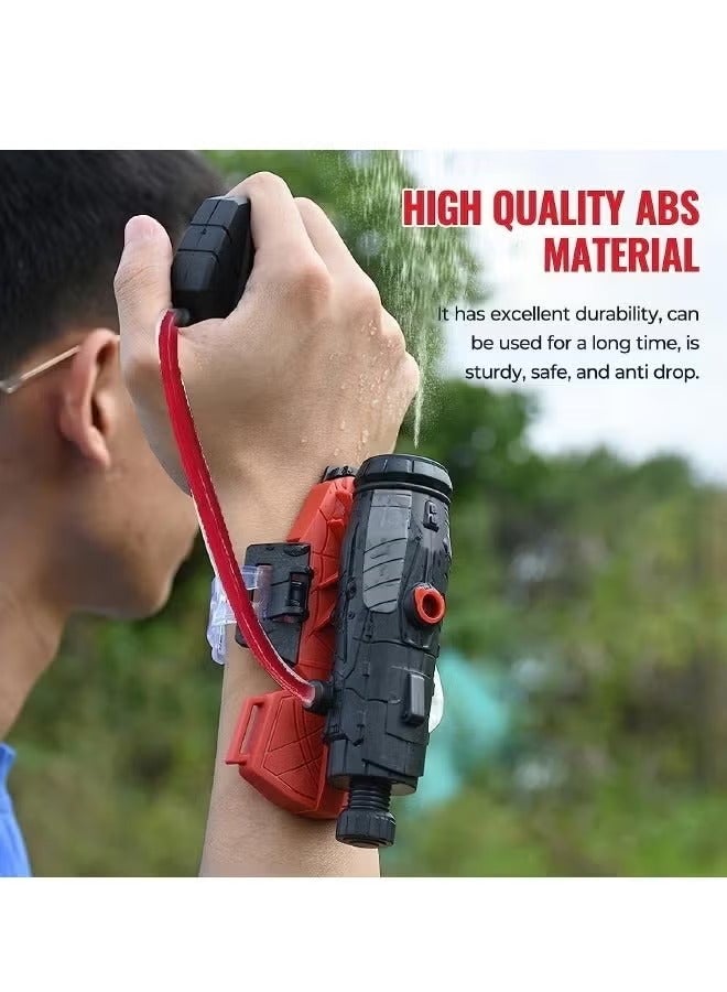 Spider-Man Wrist Launcher Push-to-Fire Water Gun Children's Wearable Arm Water Play Toys (with Kids Gloves)  - Image 4