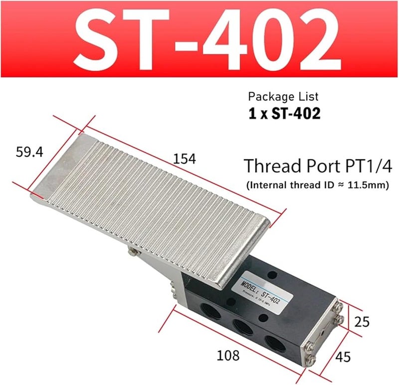 Pneumatic Directional Control Valve 4F210 08 FV02 PT1 4 Foot Switch FV320 FV420 ST 402 Cylinder Air Exchange Tool Only St 402 - Image 3
