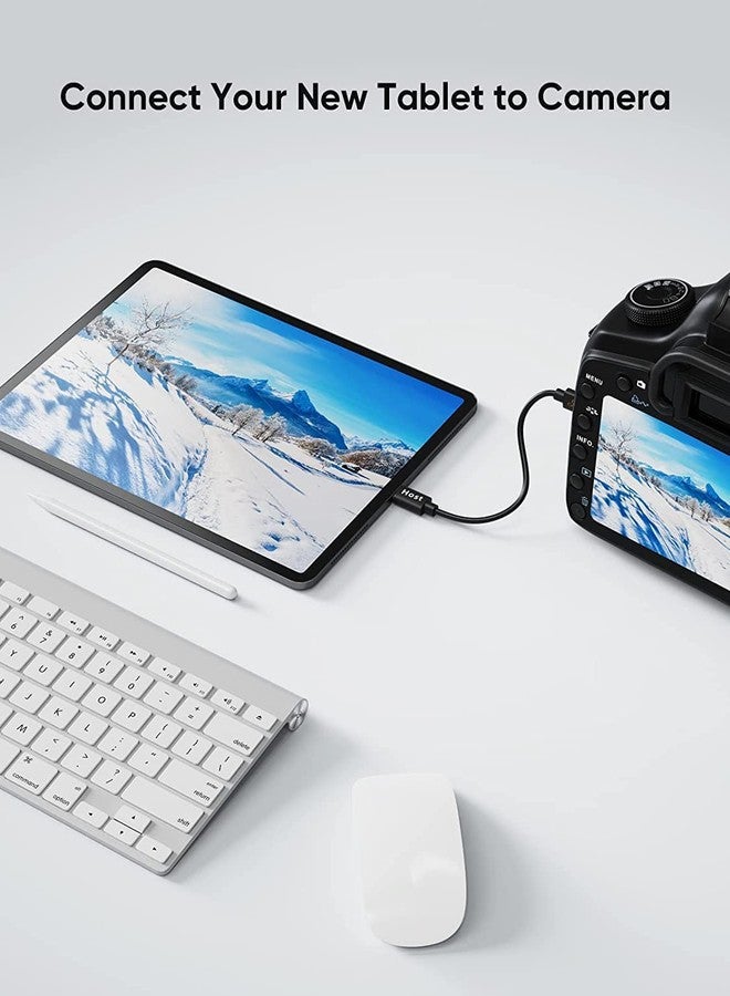 CableCreation Short Micro USB to USB C Cable 0.65 FT, 2-Pack OTG 480Mbps Type C to MicroUSB Cord Compatible with MacBook Pro Air Galaxy S22 Pixel 5 & More, 0.2M Black - Image 4