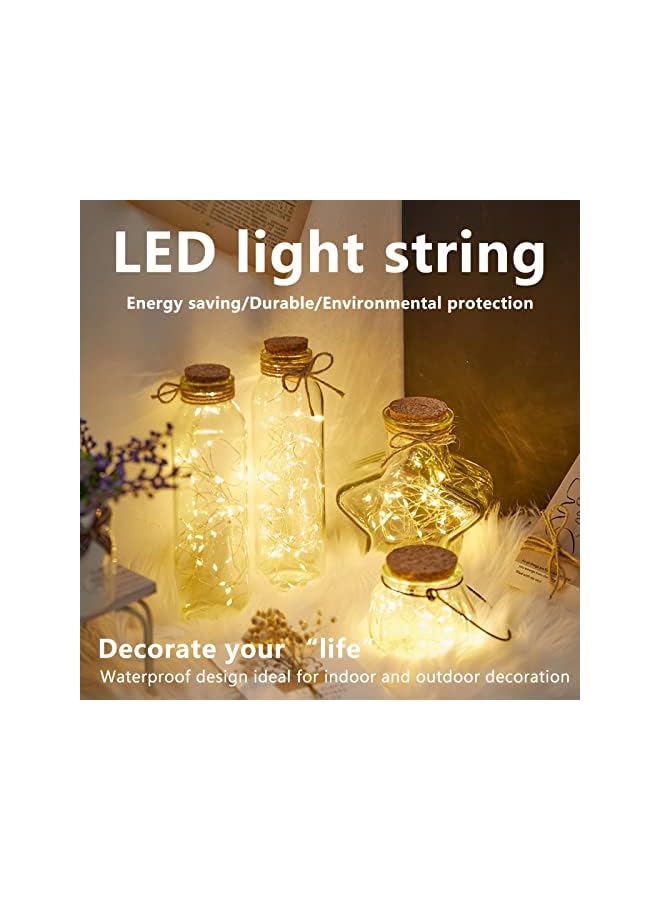 The Bros Globe String Lights,String Lights Plug in, Window Curtain String Light Wedding Party Home Garden Bedroom Outdoor Indoor Wall Decorations, Warm White  - Image 3