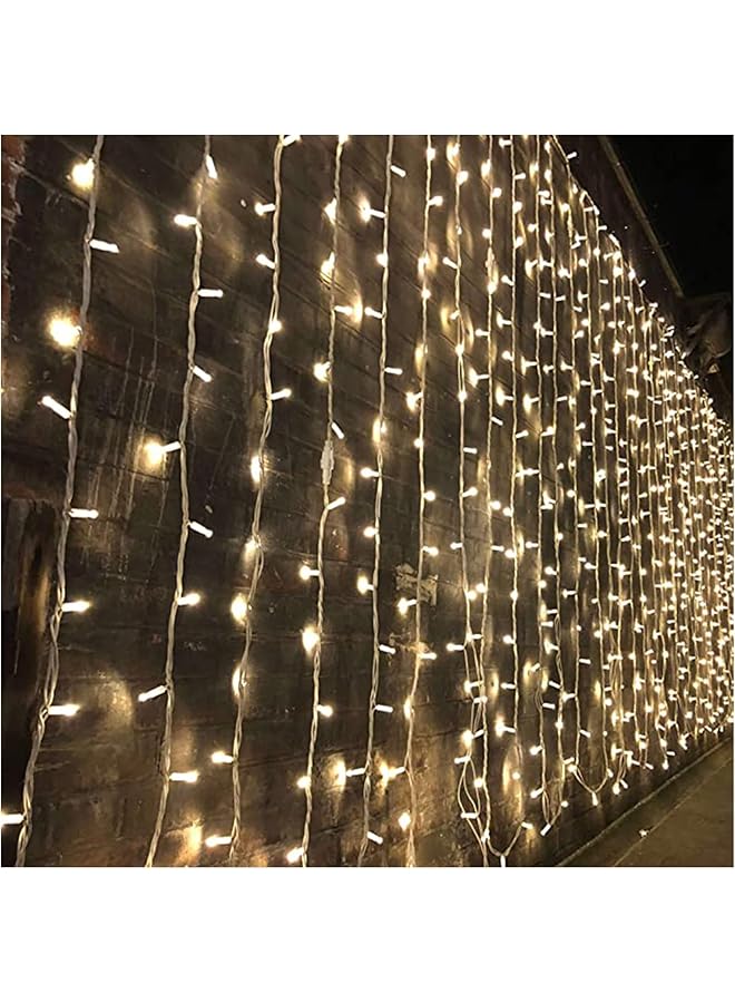 The Bros Globe String Lights,String Lights Plug in, Window Curtain String Light Wedding Party Home Garden Bedroom Outdoor Indoor Wall Decorations, Warm White  - Image 1