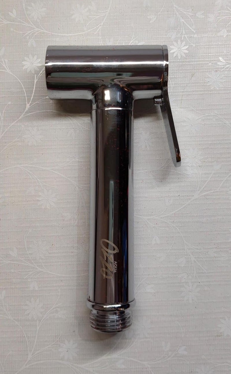 Ozzo Premium Brass Health Faucet Set for Bathroom Handheld Jet Spray with Easy Grip 1Meter Stainless Steel Flexible Hose - Image 2