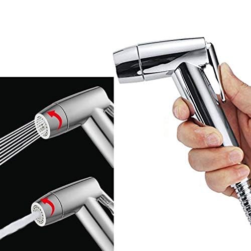 Ozzo Premium Brass Health Faucet Set for Bathroom Handheld Jet Spray with Easy Grip 1Meter Stainless Steel Flexible Hose - Image 1