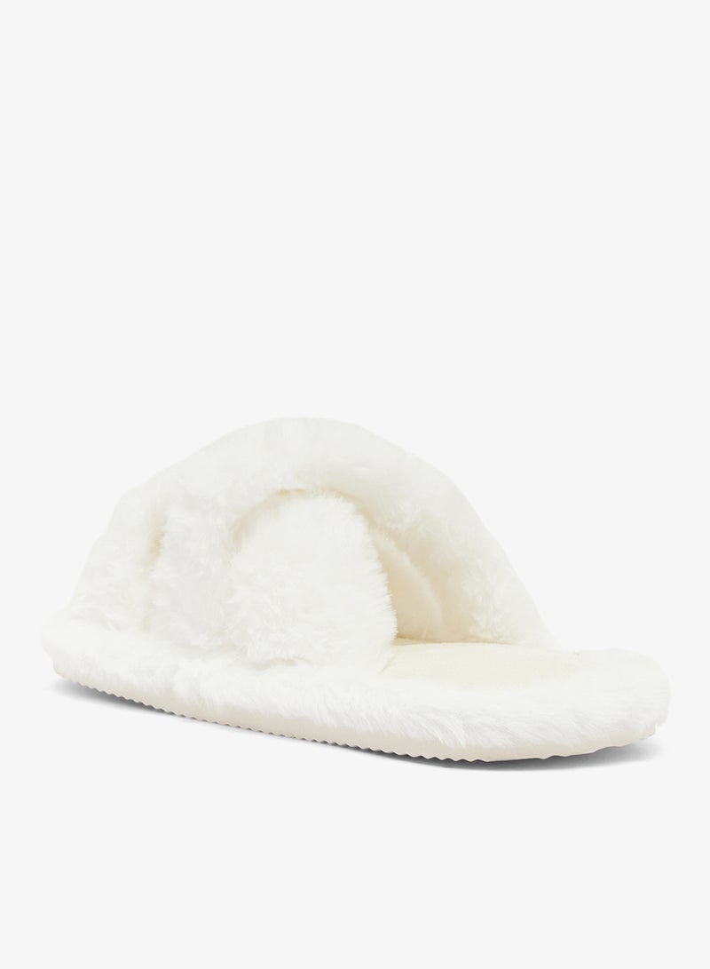 جينجر شبشب غرفة نوم فرو صناعي مريح - Image 2