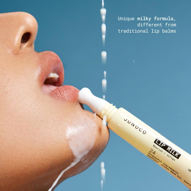 JUNO & Co. Lip Milk, Hydrating Lip Balm by day and Intensive Lip Mask by night 10ml/0.33 fl.oz - Image 3